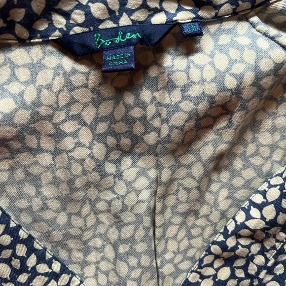 Boden Navy and White Floral Dress - Picture 9 of 11